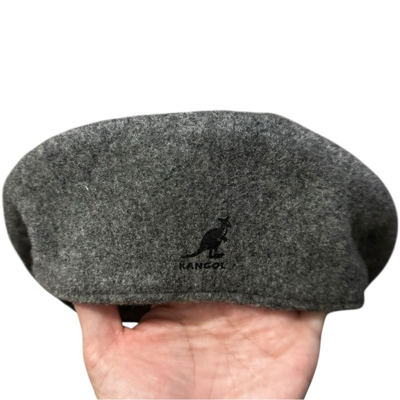 Kangol Men’s Size Large Gray Pure Wool Newsboy Cap Hat - Picture 1 of 7